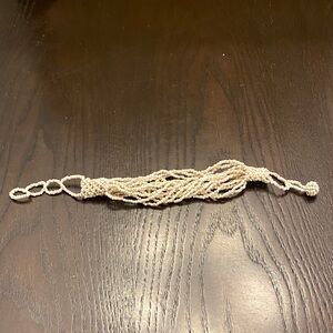 Off white Beaded Bracelet